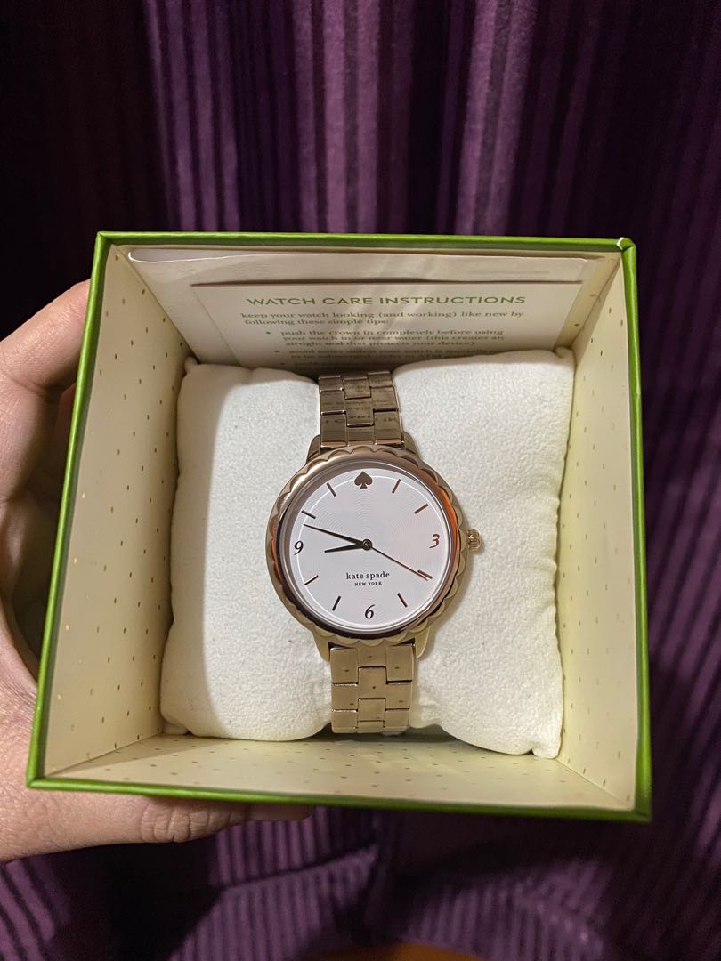 kate spade morningside scallop watch