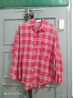 Kemeja flannel wanita kemeja flanel cewek baju cewek woman top women clothes tshirt tee