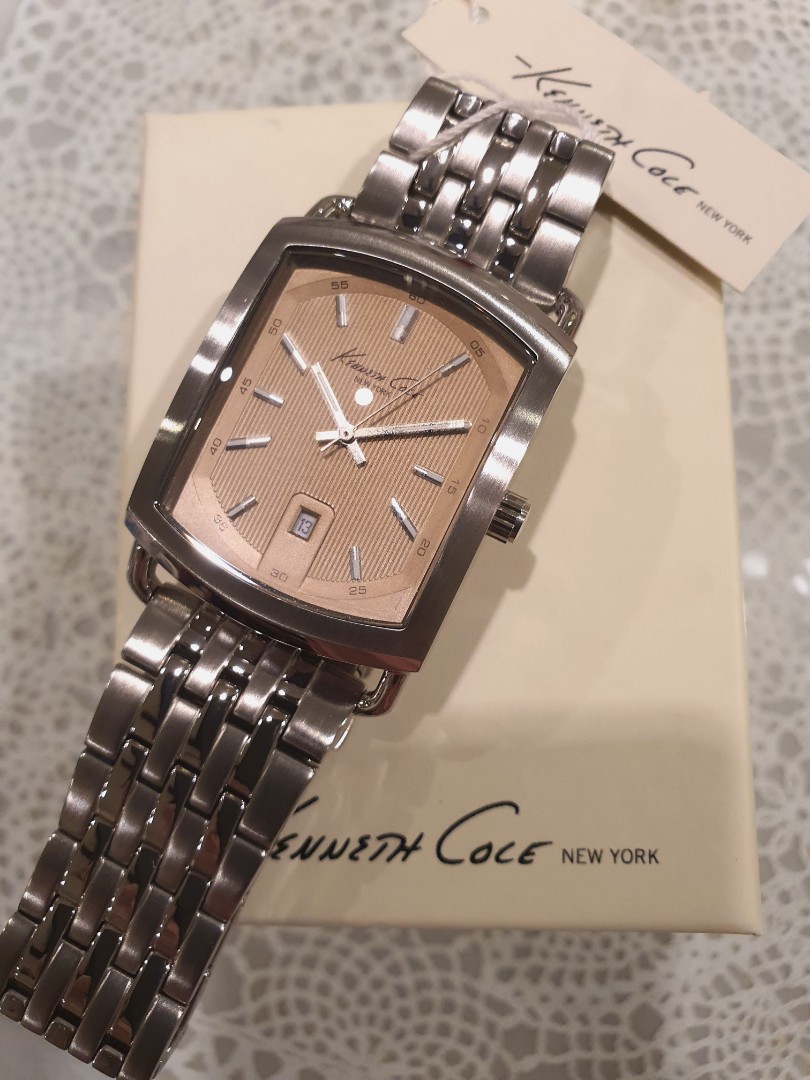 KENNETH COLE RECTANGULAR WATCH Men s Fashion Watches Accessories Watches on Carousell