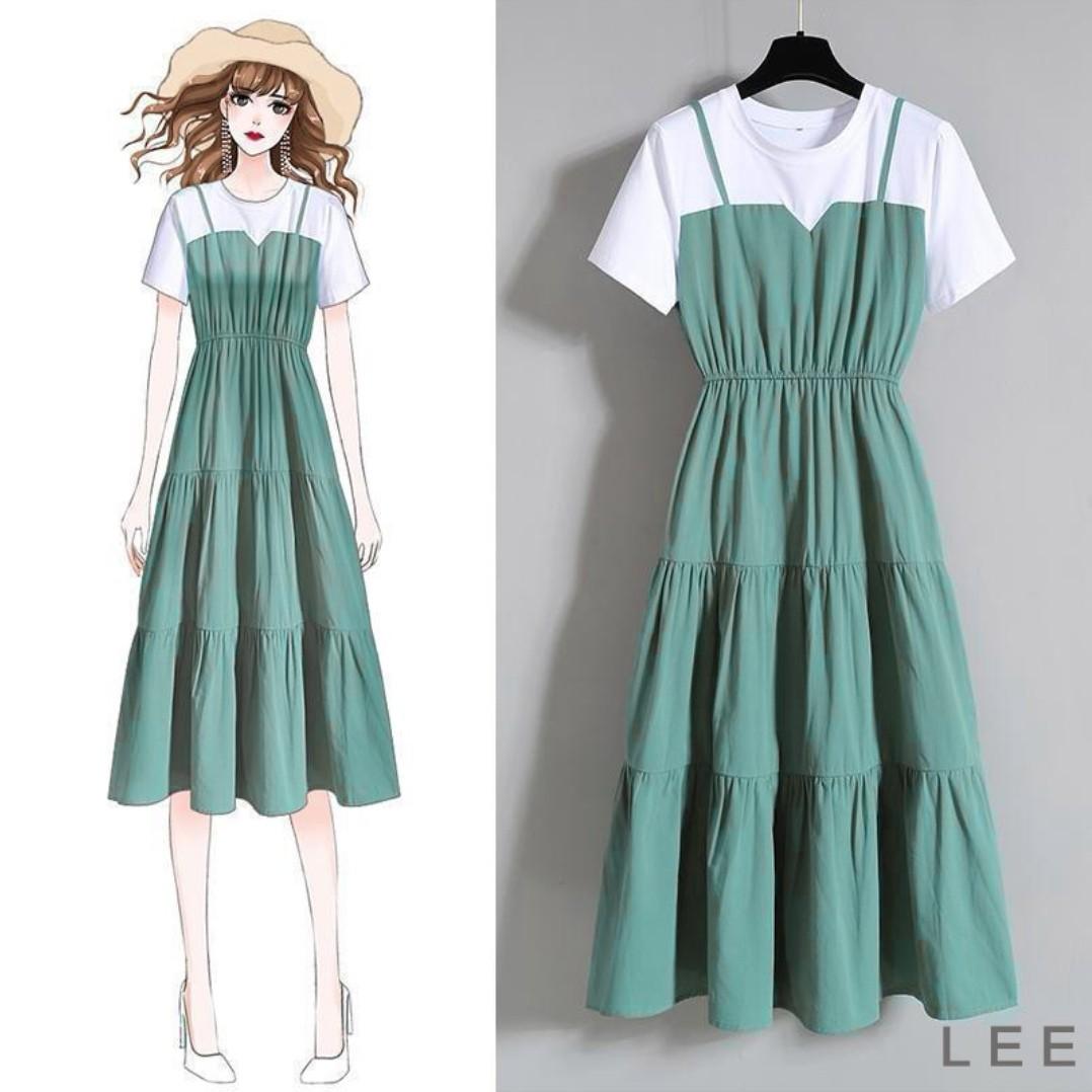 Korean dress top with shirt