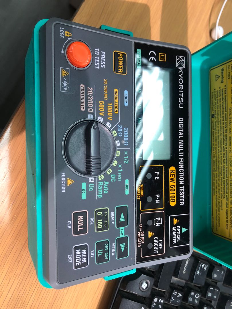 Kyoritsu Digital Multi Function Tester Kew 6010B, 其他, 其他 Carousell