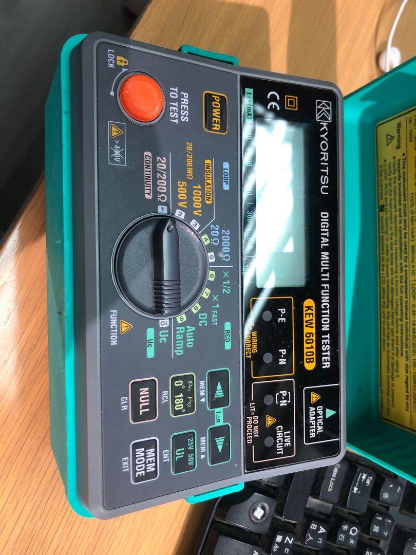 Kyoritsu Digital Multi Function Tester Kew 6010B, 其他, 其他 Carousell