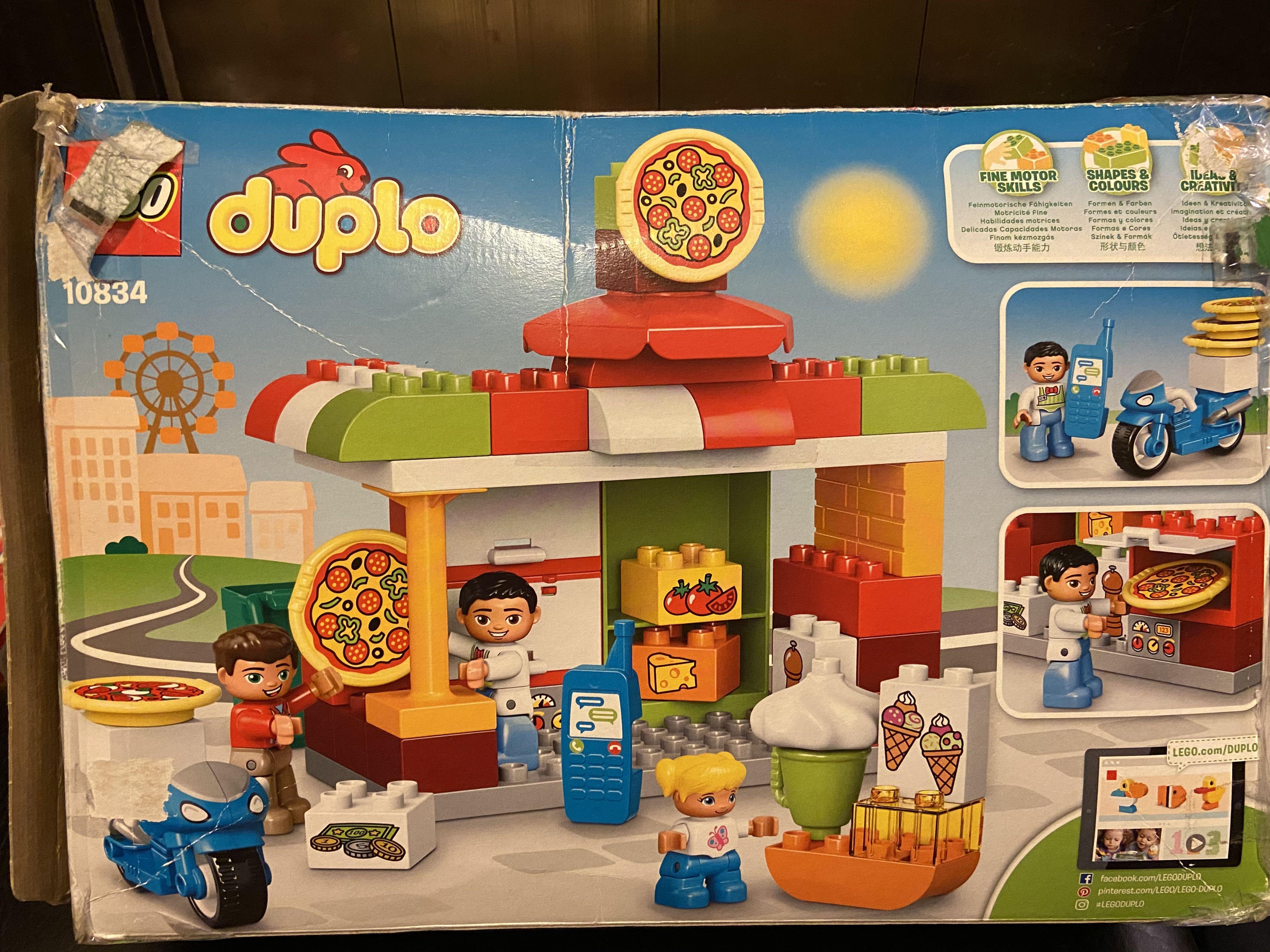 Lego duplo 10834 pizzeria pizza shop restaurant Pizza Carousell