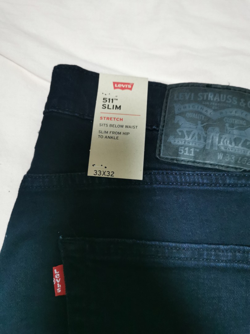 Levi's 511 Slim Stretch 33x32, Men's Fashion, Bottoms, Jeans on Carousell