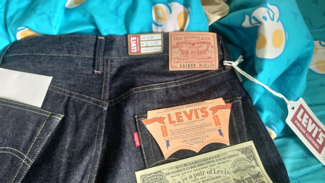 Levi's vintage clothing lvc 1960 501z w32 freewheelers mccoy, 男裝