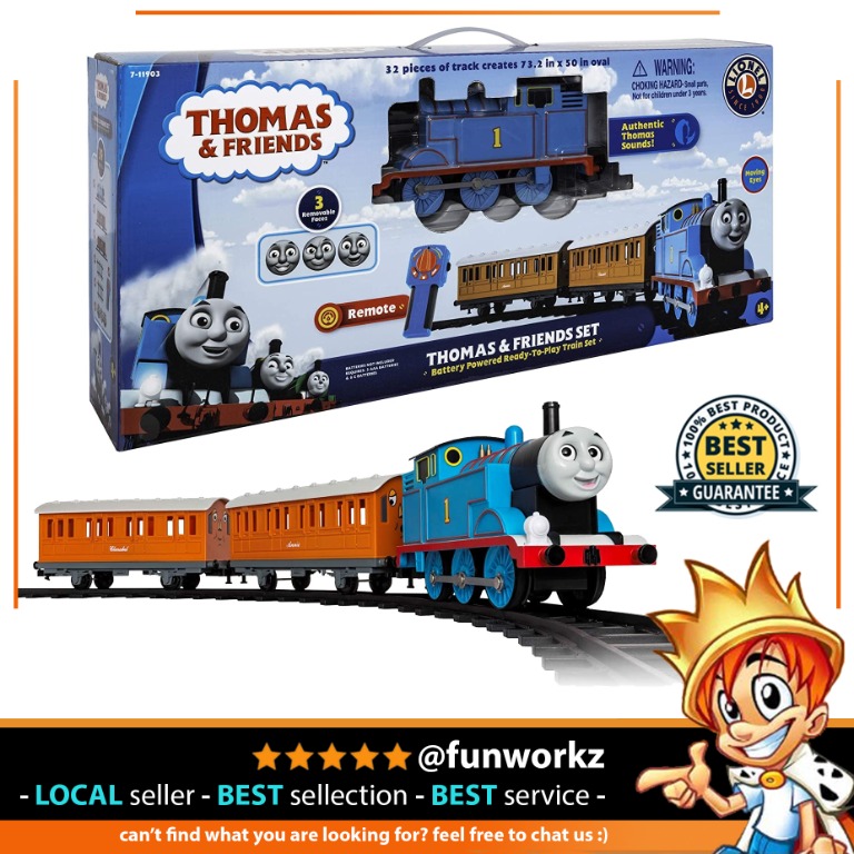 Details about   Lionel Thomas & Friends Battery Powered Model Train Set Ready to Play w/ Remote 