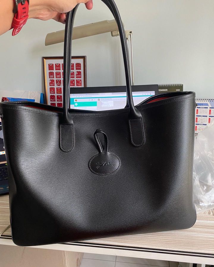 Longchamp tote bag leather store