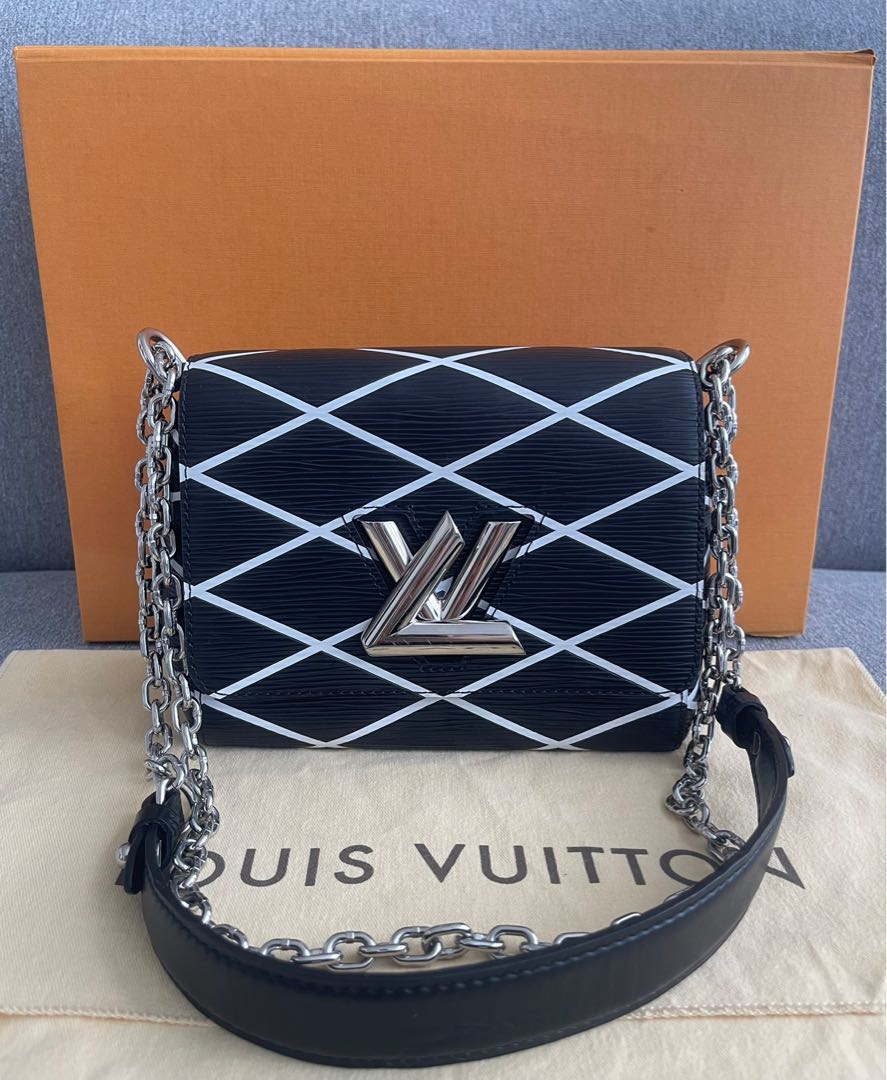 Louis+Vuitton+OnTheGo+Tote+MM+Cream%2C+Black+Leather+Monogram+Empreinte+Malletage  for sale online