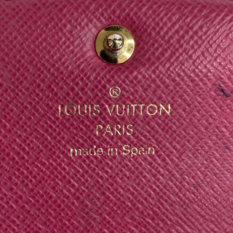 Louis Vuitton® LV Charms Card Holder Monogram Rose Ballerine. Size