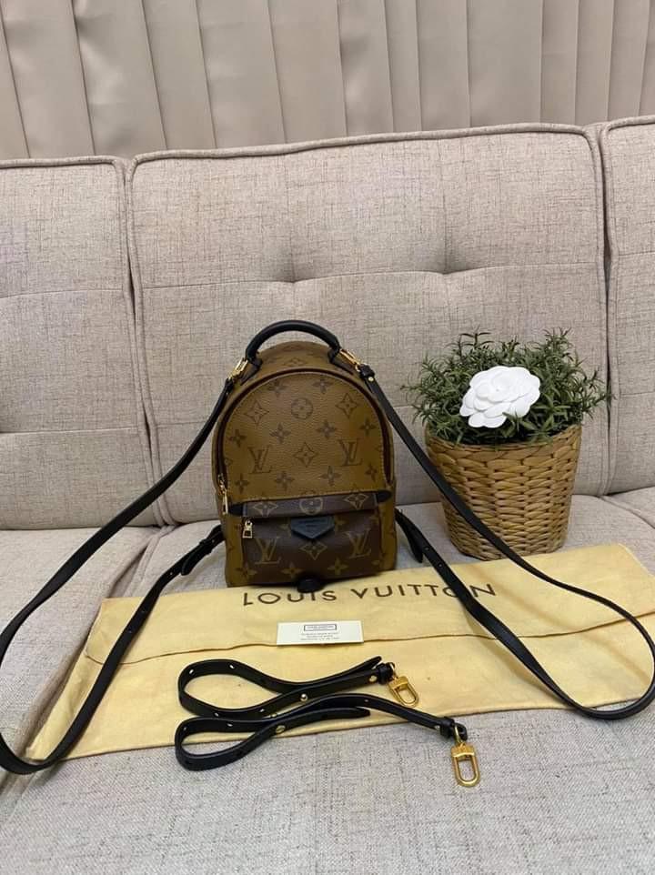 Louis Vuitton Palm Spring Mini Reverse Monogram 2018 (Category: Luxury Bags & Wallets) located in Manila. Submitted by bagislifeshop (Listing ID 1124624129, Image 2). Description: This is one of those bags you got to have in your collection 🤩🤩🤩 On Hand in PH🇵🇭 100% Authentic LV Palm Spring Mini Reverse Monogram 2018 Condition: 9/10 Comes Dustbag, Straps and Entrupy Certificate.