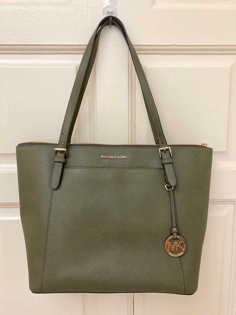 Michael kors olive tote new arrivals
