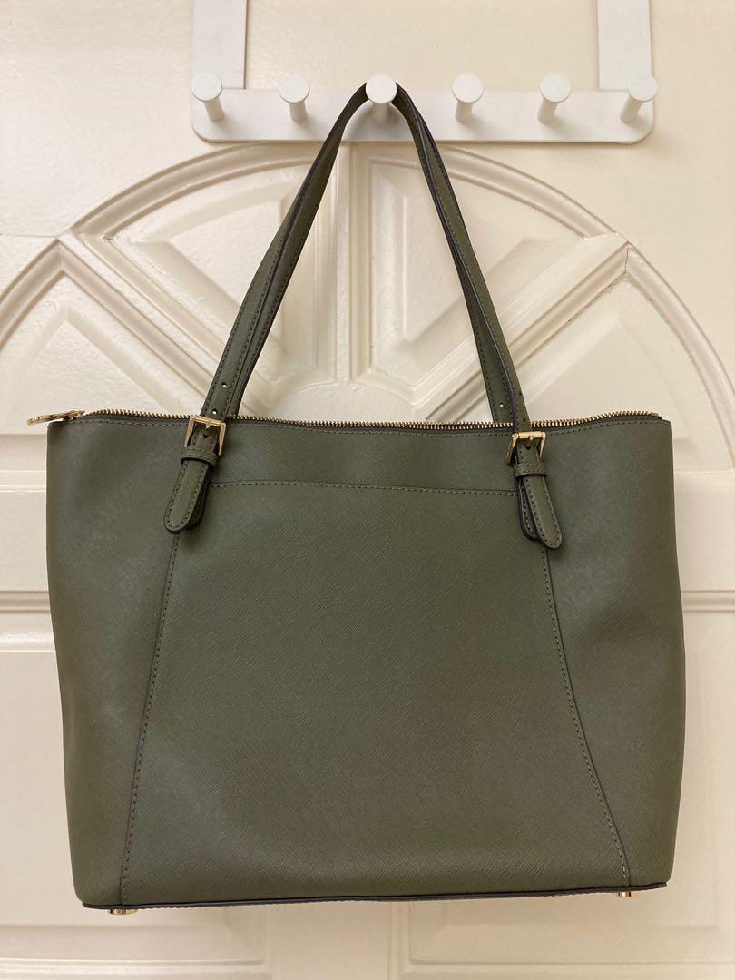 Michael kors cheap olive green tote