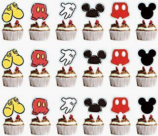  24 Pcs Mouse Keychains Cartoon Theme Party Favor Cute