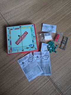 Monopoly travel size gran and go hasbro gaming property trading