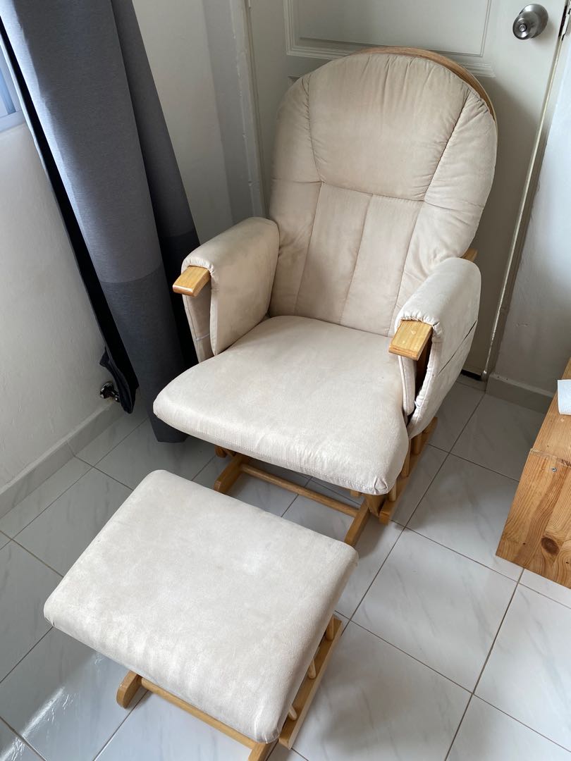 Mothercare Glider Chair Babies Kids Baby Nursery Kids Furniture Nursery Lighting Decor on Carousell