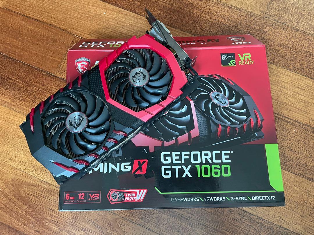 Msi geforce gtx deals 1060 gaming x 6gb