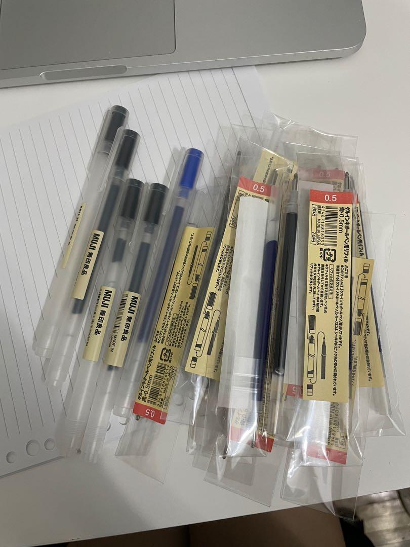 Muji pens and refills (45 for ALL), Hobbies & Toys, Stationery & Craft