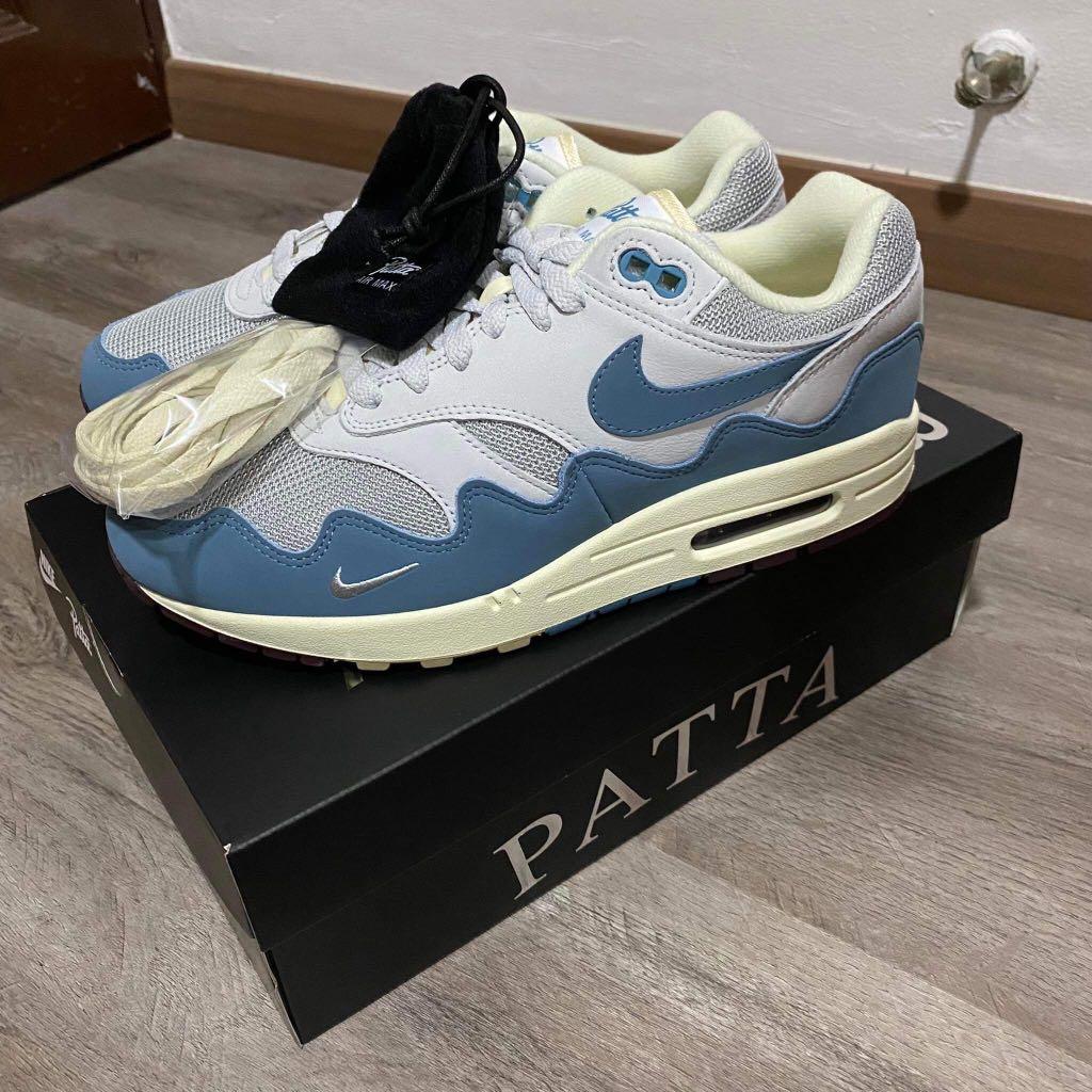 Vintage Nike Air Max 1 Retro/Sport Red-White . - Depop