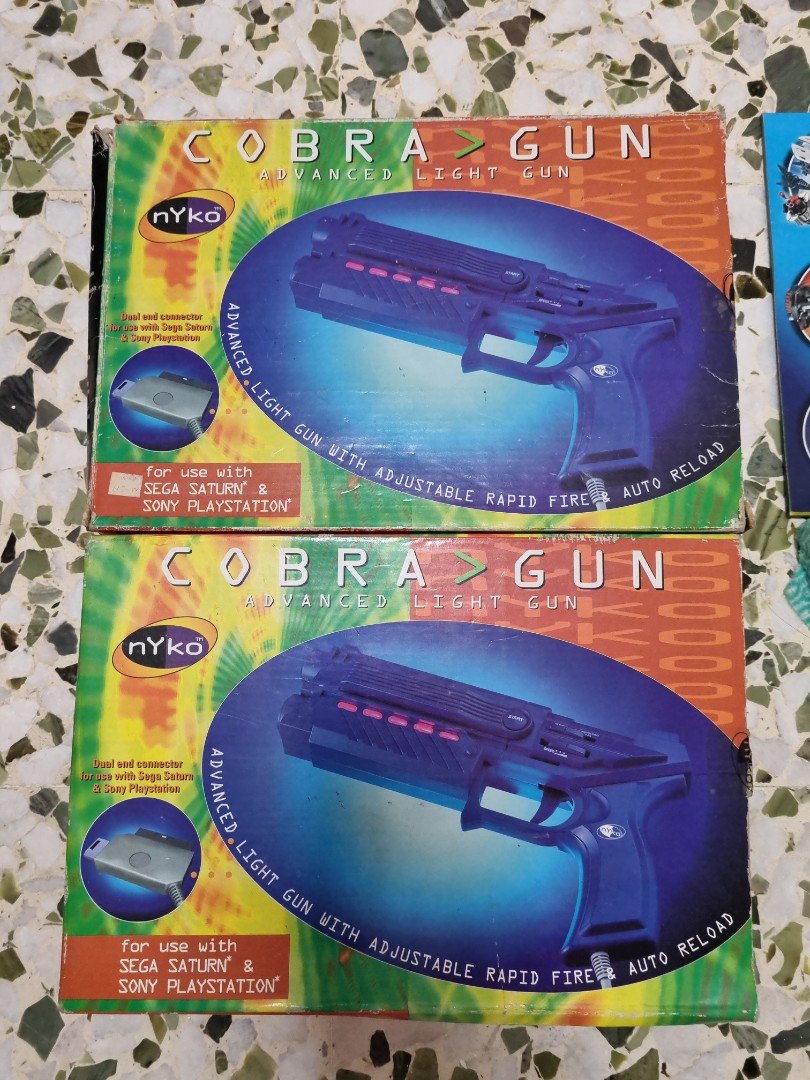 Nyko Cobra Light Gun UN-80039 Sony Playstation Sega Saturn Blue | #1789715798