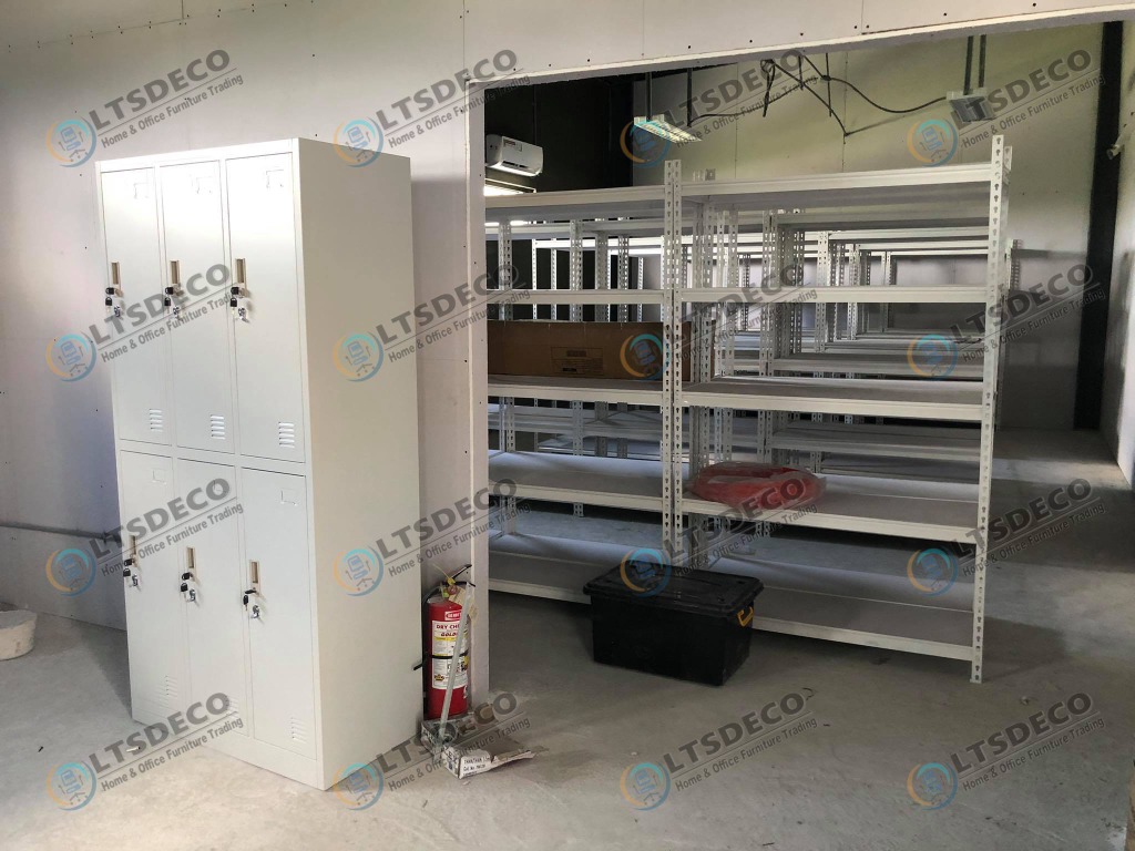OFFICE PARTITION STEEL RACK 5LAYER TYPE FURNITURE, Furniture & Home ...