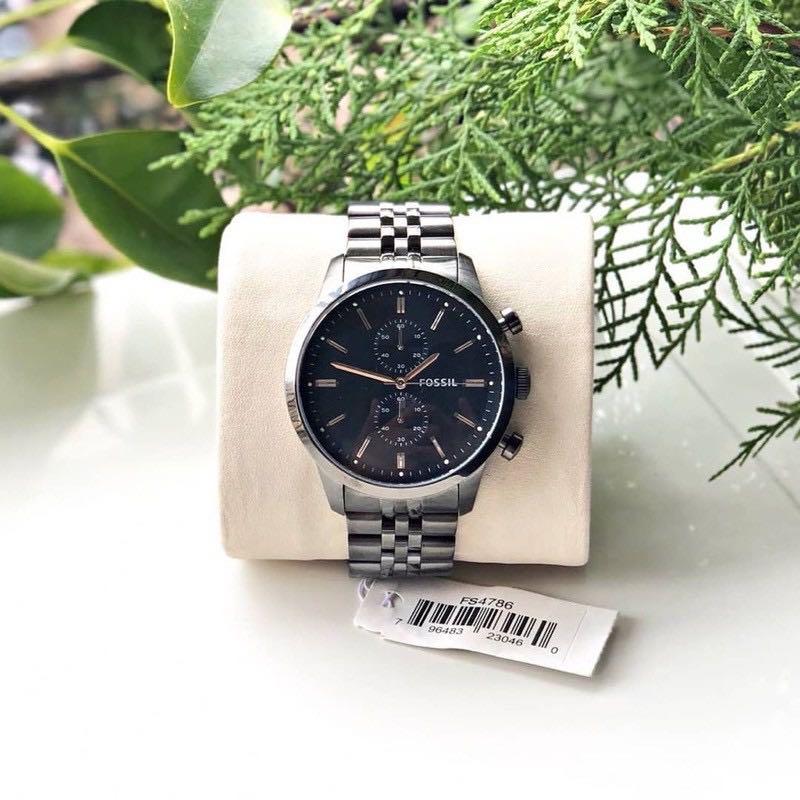 Original 100 Fossil Watch Men Fs4786 Fesyen Pria Jam Tangan di