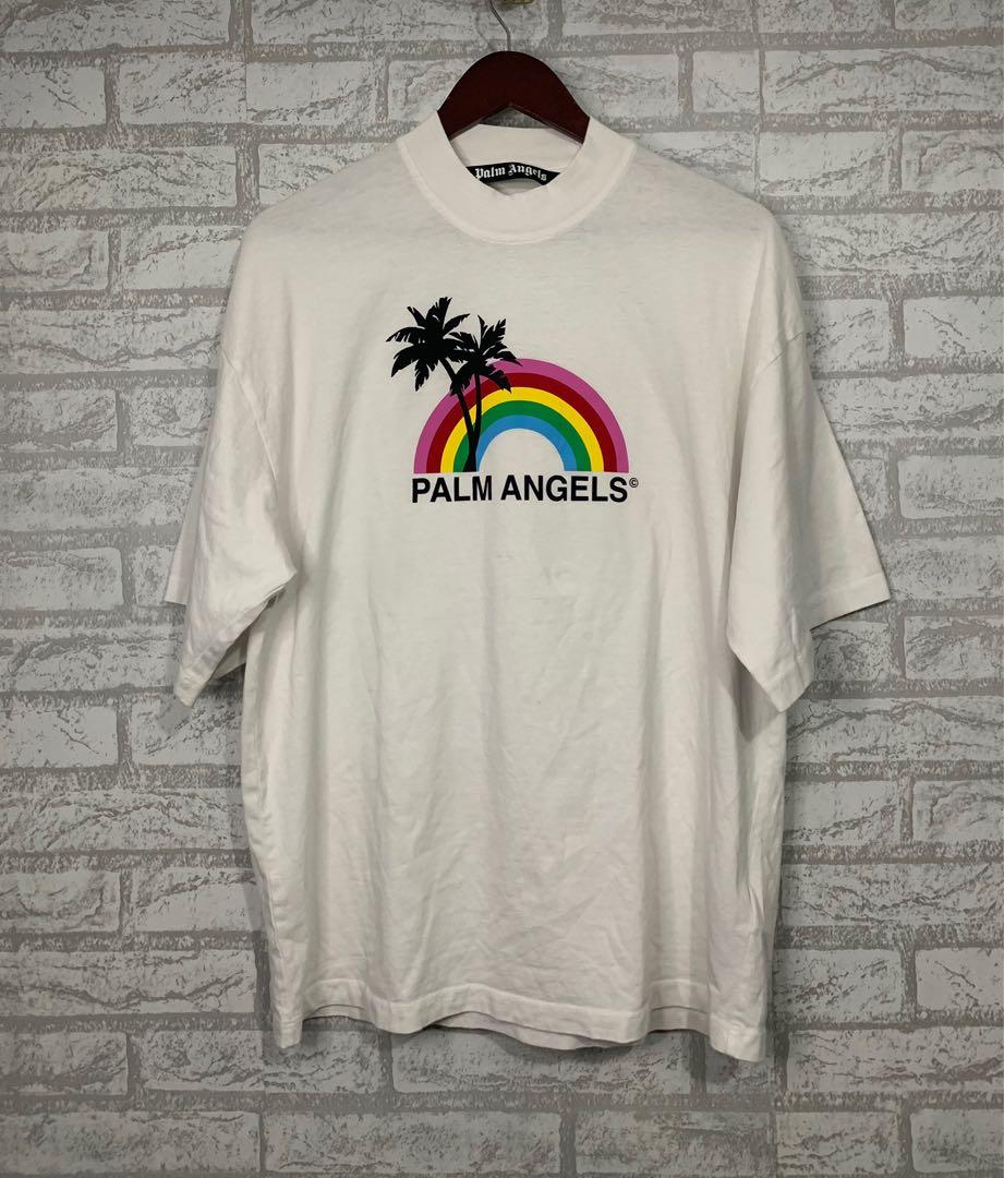 Palm angels rainbow logo, Men's Fashion 