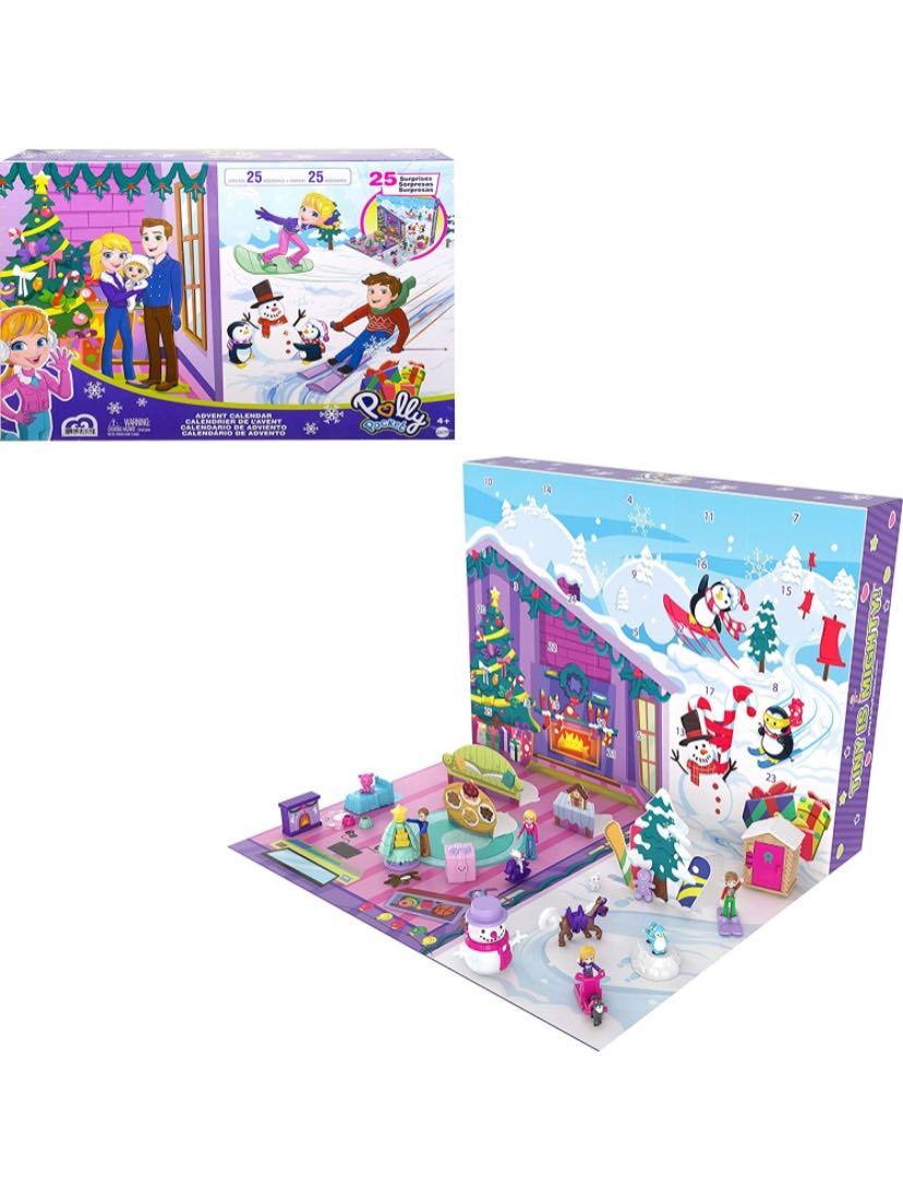Polly Pocket Advent Calendar w 25 days of surprises, Hobbies & Toys