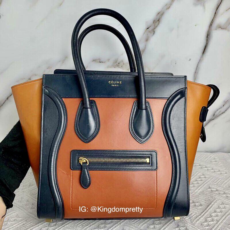 Celine Micro Luggage Tote Bag, Luxury, Bags & Wallets on Carousell