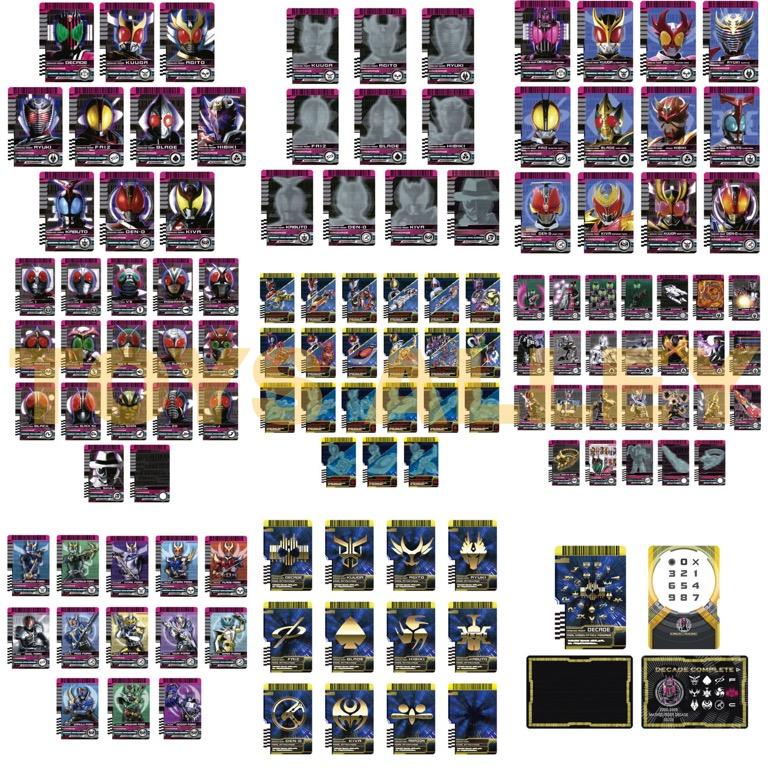 [Preorder] Complete Selection Modification CSM Masked Rider Decade Ride ...