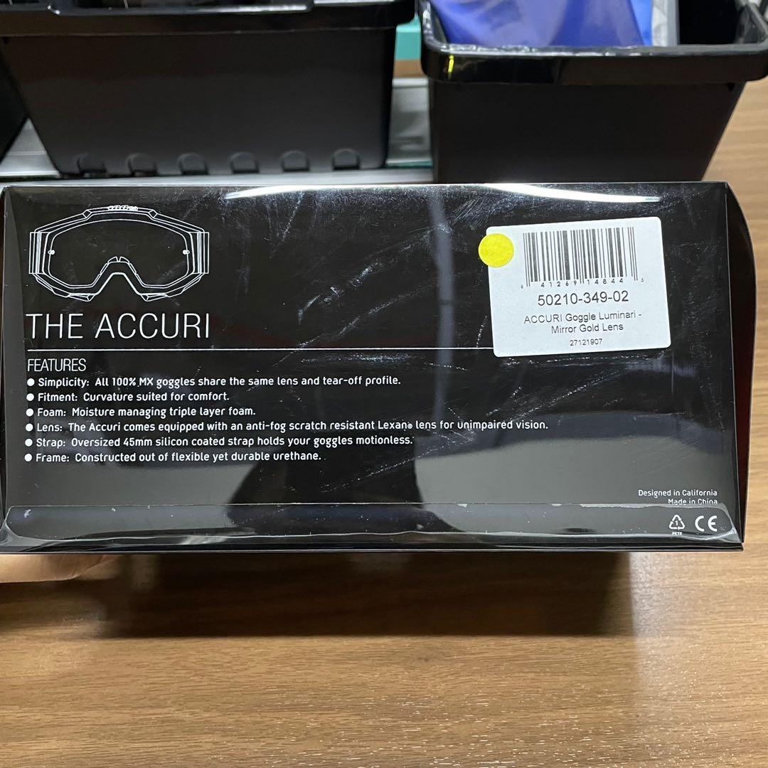 Ride 100% Accuri Luminari Mirror Gold (Category: Sunglasses & Eyewear) located in Singapore. Submitted by gearoutfitters (Listing ID 1124610060, Image 3). Description: Free delivery! CHEAPEST ON CAROUSELL Brand new in original box 100% Authentic Ride 100% Accuri MX Motocross & Dirt Bike Goggles 50210-349-02 Accuri Luminari - Mirror Gold lens Comes with - Extra clear lens, storage pouch, original packaging. Able to provide bulk discount for multip