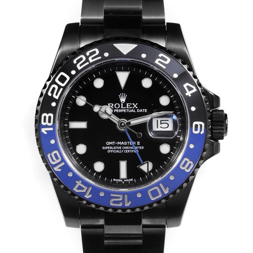 Rolex GMTMaster “Batman” DLC, Luxury, Watches on Carousell