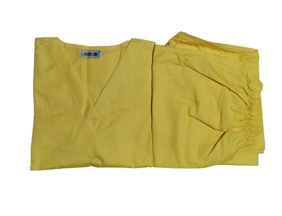 Scrub Suit Cotton Yellow MyScrub (Category: Medical Supplies & Tools) located in Manila. Submitted by theunoshop (Listing ID 1124568680, Image 1). Description: * QUALITY FIRST * Lacoste Cotton * Size Available XS, S, M, L, XL * Sale as Set with Top and Pants * Chat us for the Size Chart.