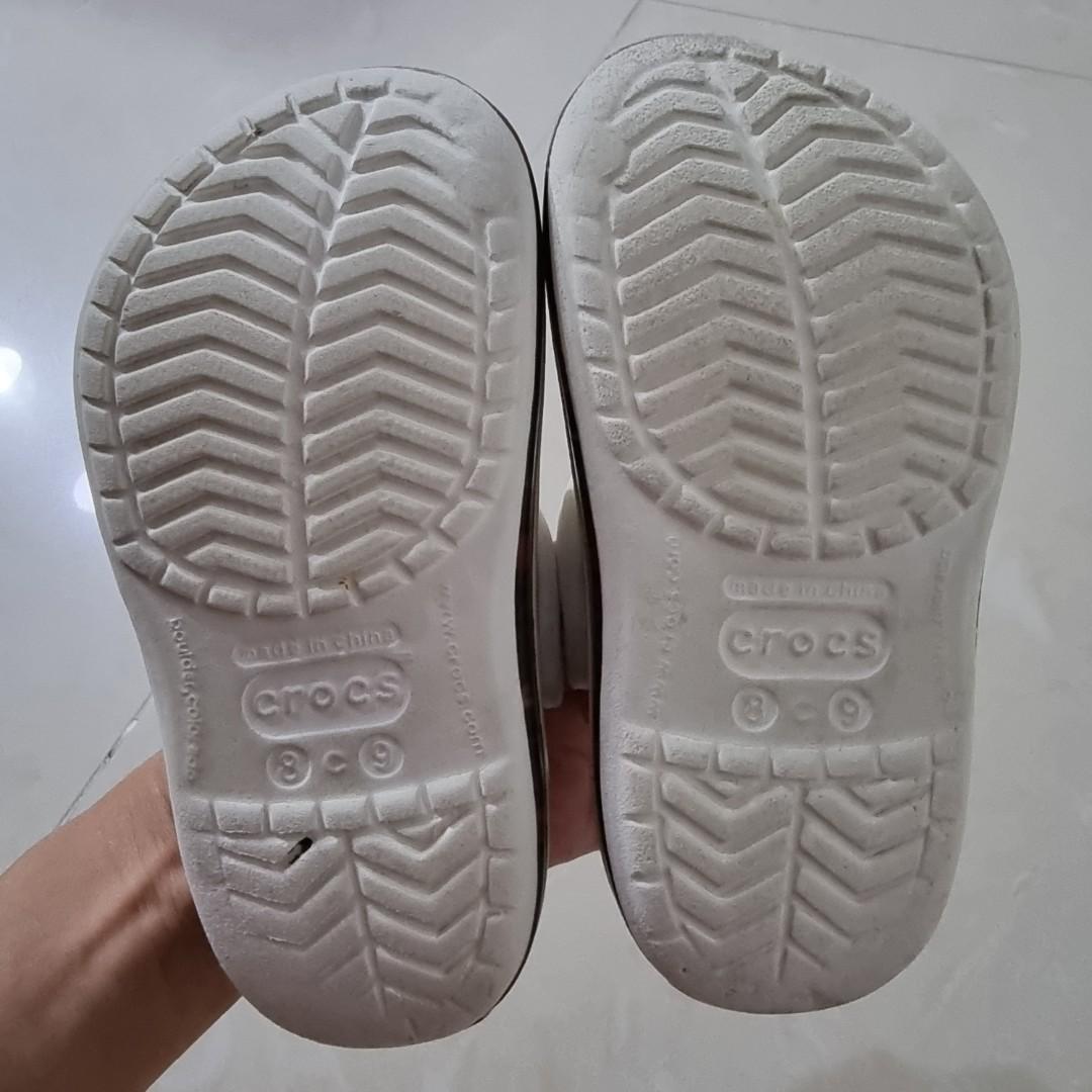 Size 8C 9 Free Toddler Children Kid s Baby White Crocs