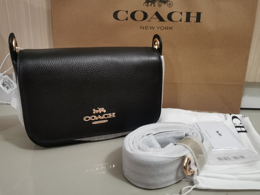 Coach Messenger Small Jes with Signature Strap Lavender Coated Canvas Crossbody  Bag F77979, Women's Fashion, Bags & Wallets, Cross-body Bags on Carousell