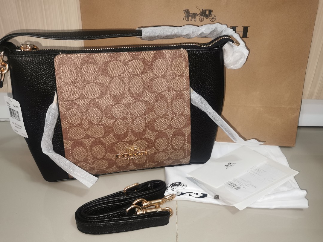 SALE SMALL MARLON SHOULDER BAG IN SIGNATURE CANVAS (COACH 1600), Women