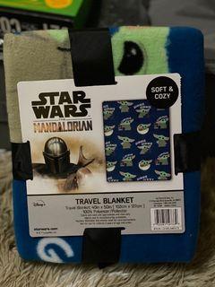 Clearance!!! Star Wars Manalorian Plush Blanket (Blue, Gray)