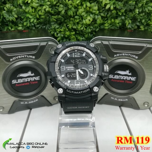 Submarine Sport Watch TP 3195 Original Watch Warranty 1 Year