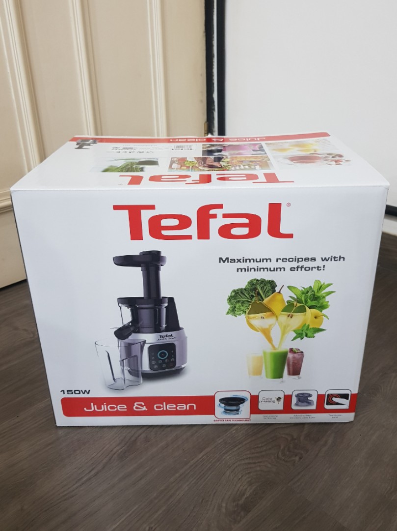 Tefal ZC420E Juice And Clean Slow Juicer, TV & Home Appliances, Kitchen