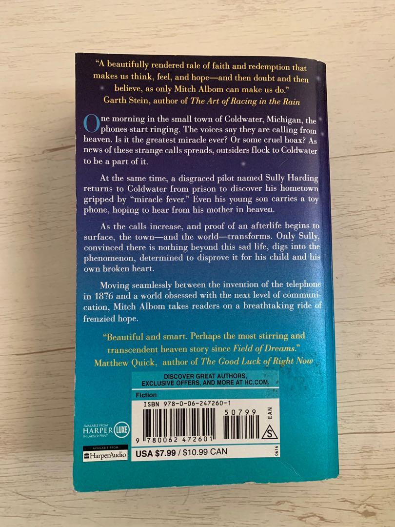 The First Phone Call From Heaven by Mitch Albom, Hobbies & Toys, Books ...
