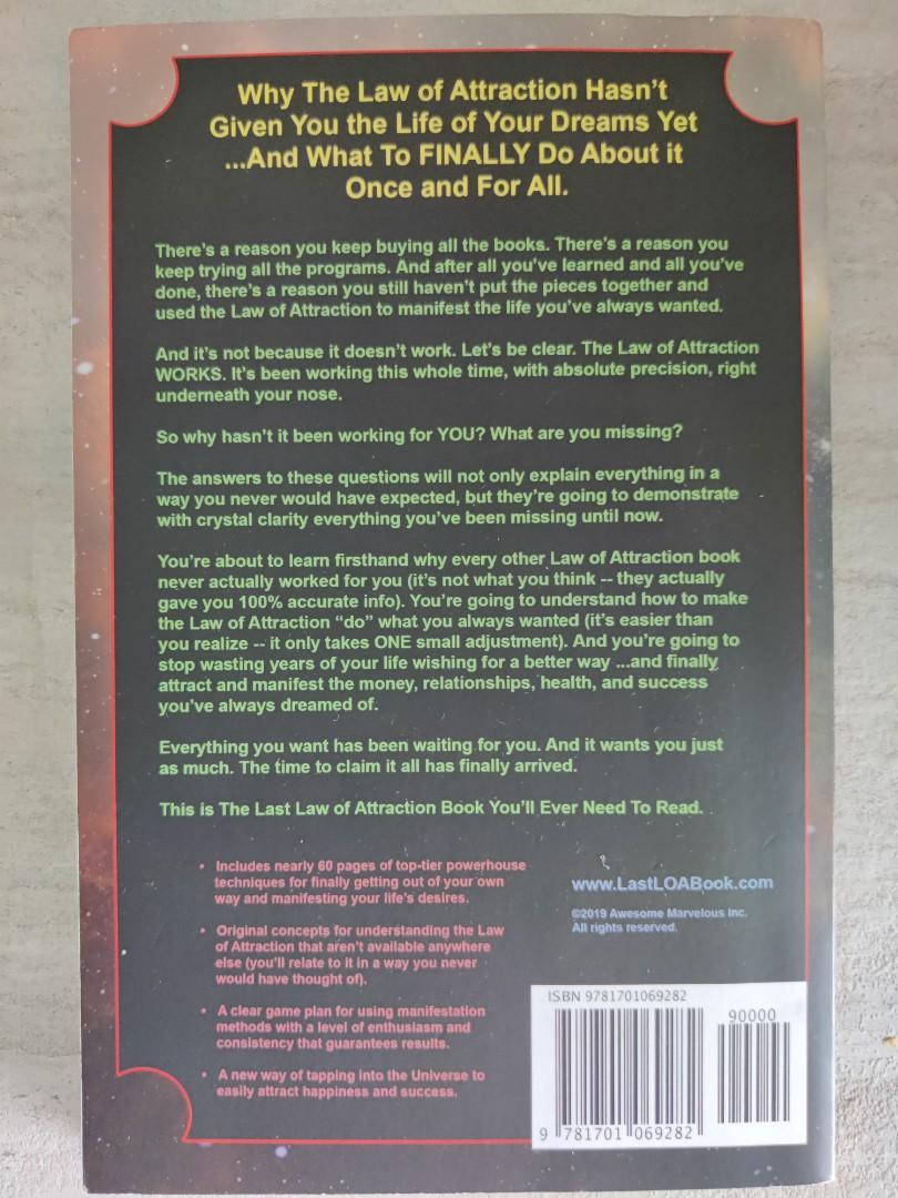 The Last Law of Attraction Book You'll Ever Need To Read : The Missing ...