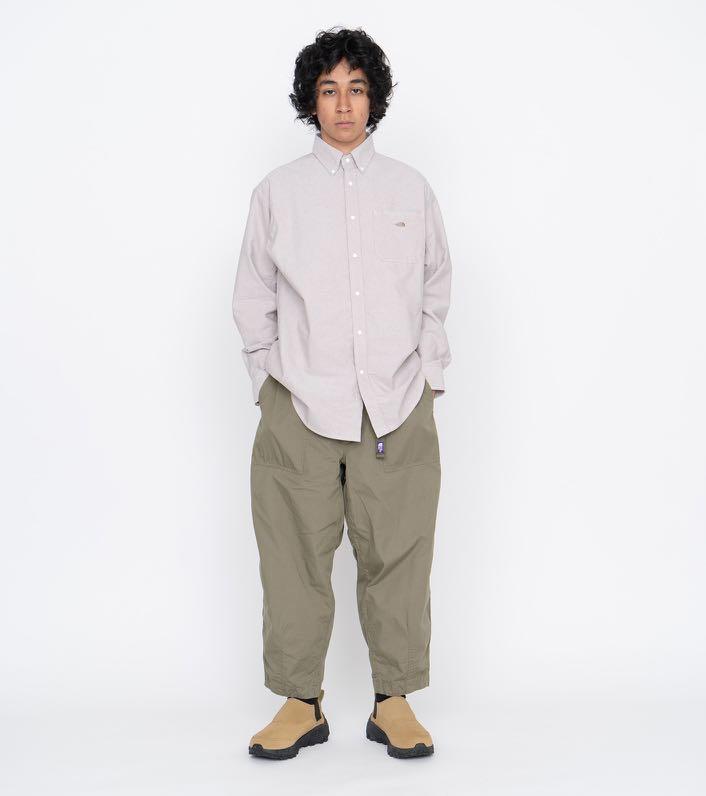 the north face purple label 21aw ripstop wide cropped pants, 男裝