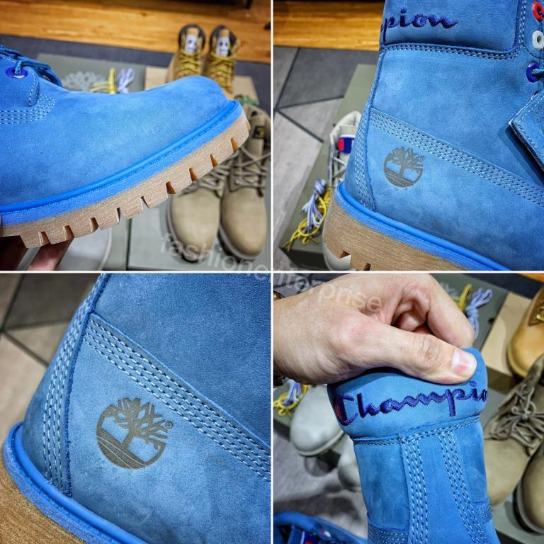 Champion x sales timberland boots blue