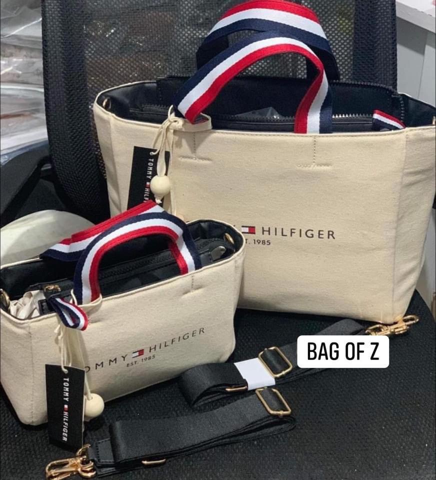 Tommy Hilfiger Canvas Tote Women's Fashion, Bags & Tote on Carousell