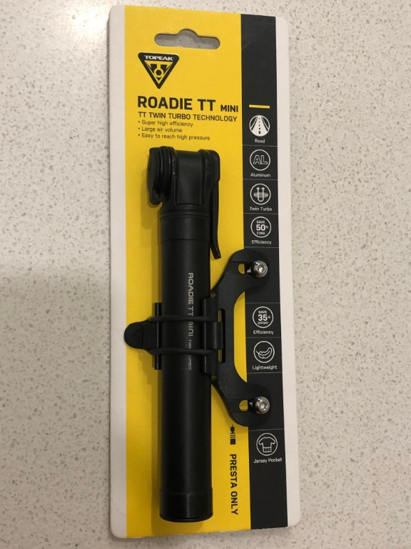 Topeak Roadie TT Mini Pump, Sports Equipment, Bicycles & Parts, Parts