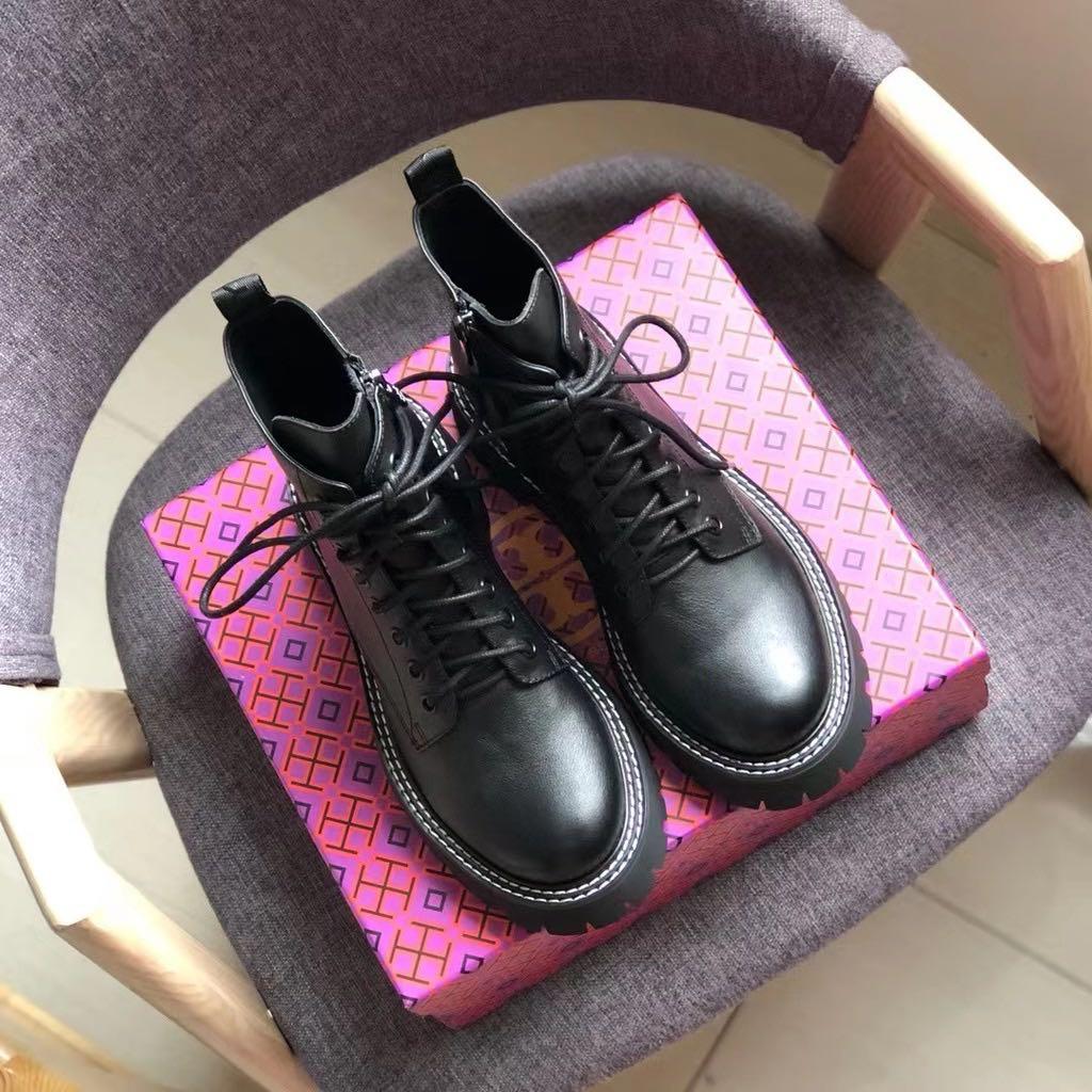 tory burch combat boots