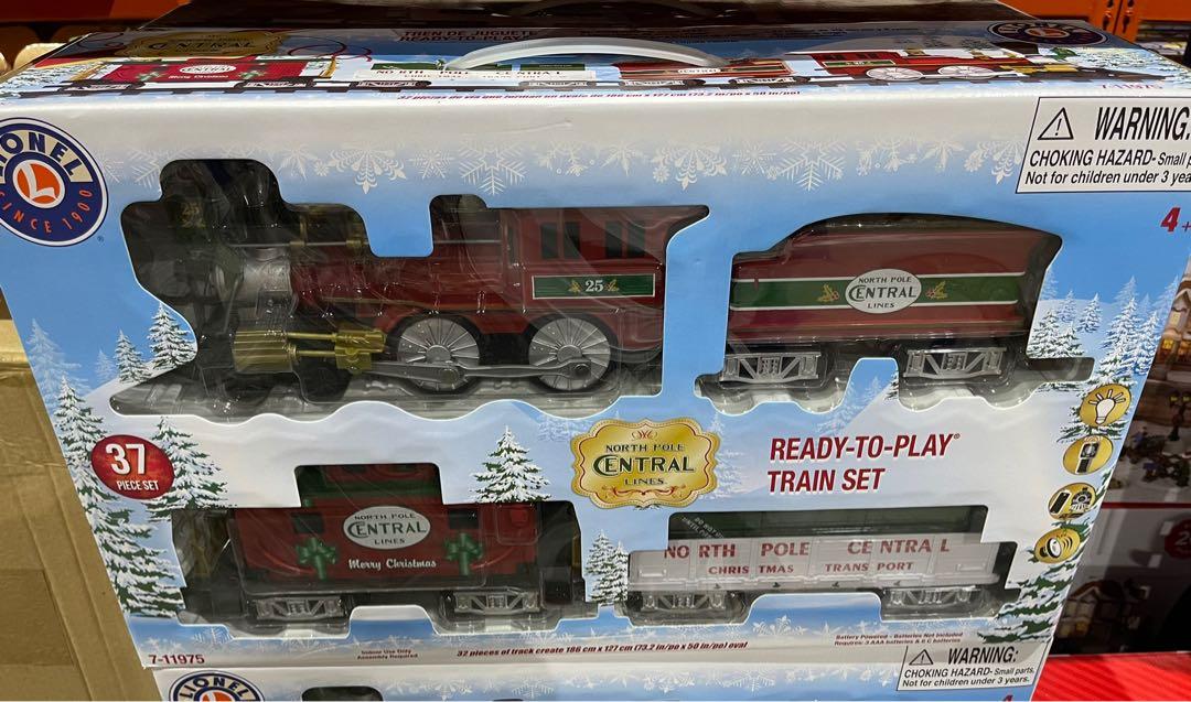 TRAIN SET ( THE NORTH POLE CENTRAL ) LIONEL (Category: Action & Battle Toys) located in Quezon City. Submitted by collecto (Listing ID 1124590969, Image 1). Description: THE CENTRAL EXPRESS NORTH POLE FIT AROUND XMASS TREES OPTIONAL TRACKS ( more wider ) Made by : LIONEL since 1900 BOUGHT TARGET USA G GAUGE BIG SCALE COLLECTIBLE SPEED CONTROL REMOTE WITH REALISTIC SOUNDS WITH FORWARD AND REVERSE .