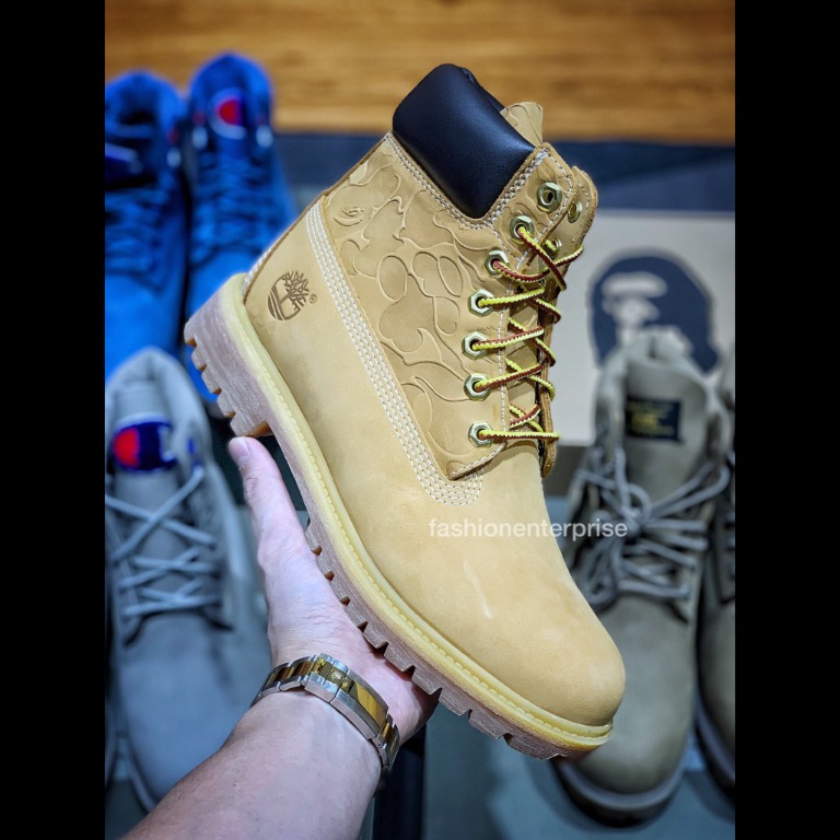 Timberland bape clearance undefeated price