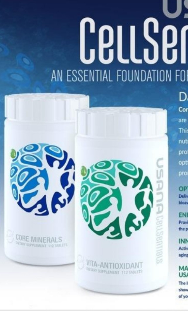 Usana Cellsentials, Health & Nutrition, Health Supplements, Vitamins ...