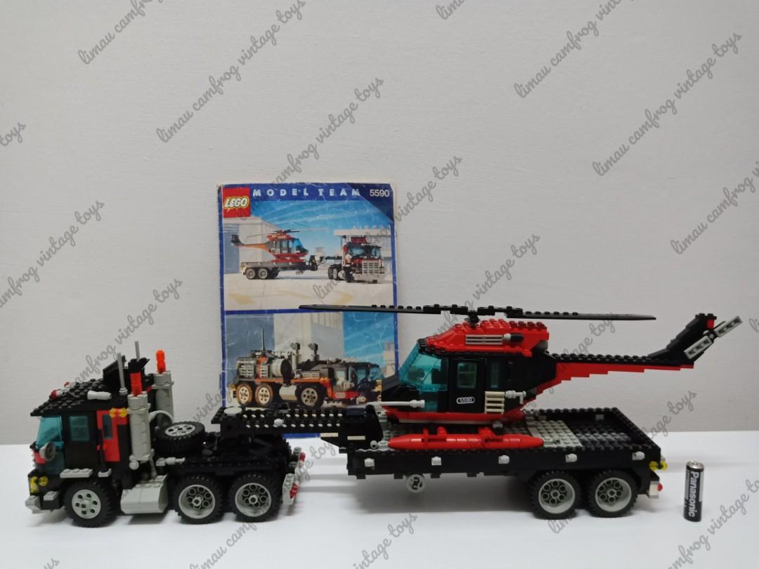 Lego model team truck discount helicopter