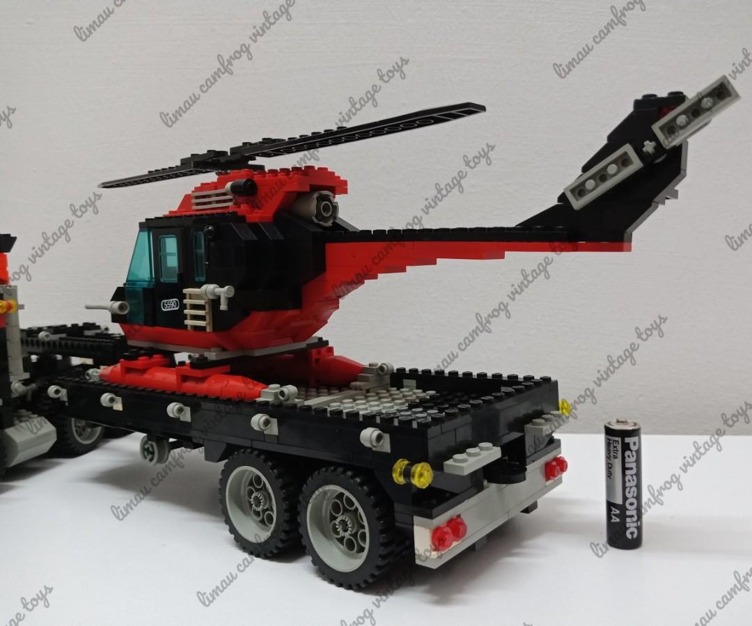 Lego truck with hot sale helicopter